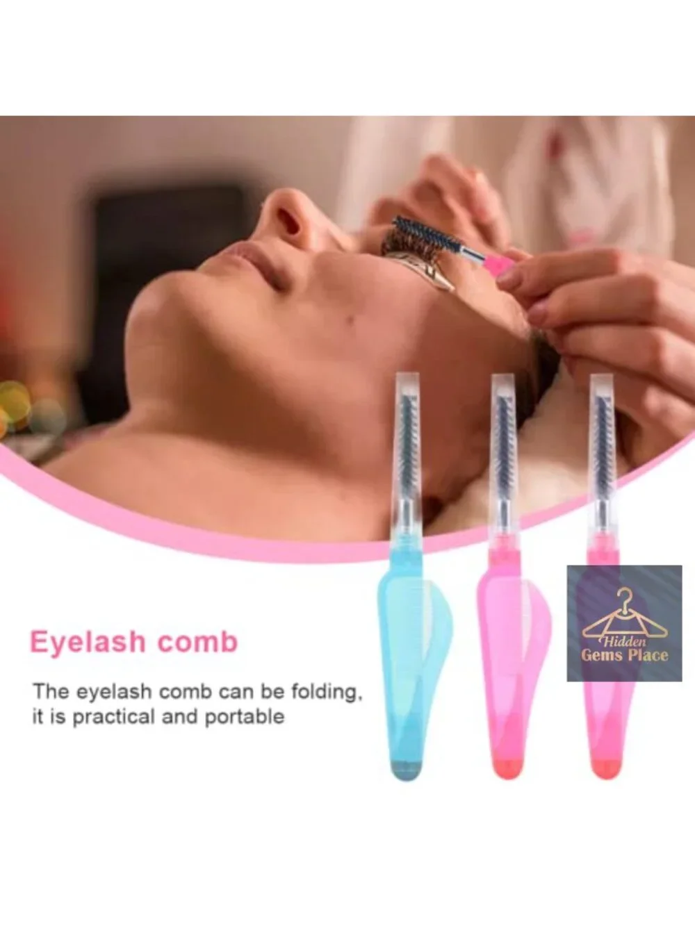 Eyelash Curler Set, 3-in-1 with Comb & Brush, Refill Pads, Applicator